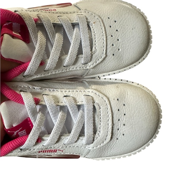 PUMA Carina 2.0 Jelly Fade Athletic Shoe / Toddler - White / Pink /Lavender Sz 7 - Picture 6 of 7